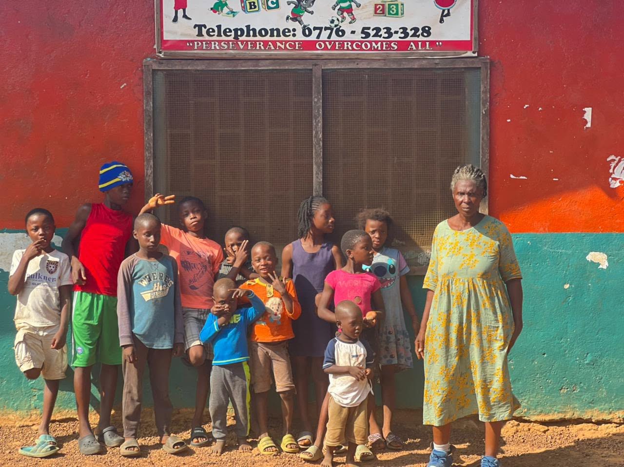 Stars Ablaze team visiting children at a local orphanage — perseverance overcomes all